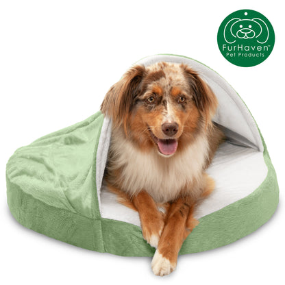 Orthopedic Microvelvet Snuggery Pet Bed