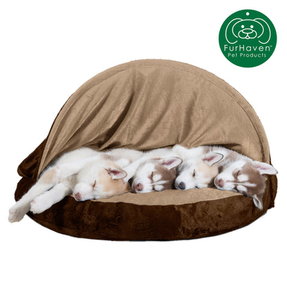 Orthopedic Microvelvet Snuggery Pet Bed