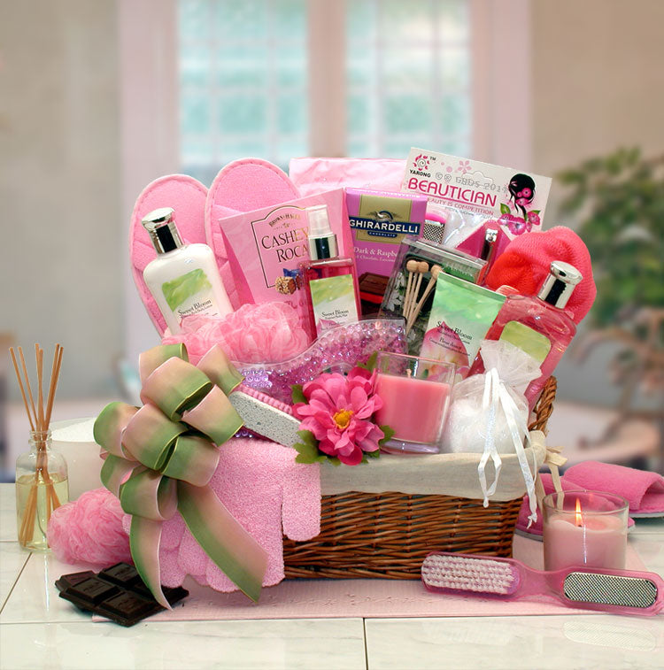 Sweet Blooms Spa Gift Basket