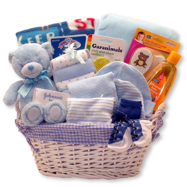 Simply Baby Necessities Basket - Blue