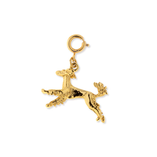 1928 Jewelry&reg; 14K Gold Dipped Saluki Dog Charm