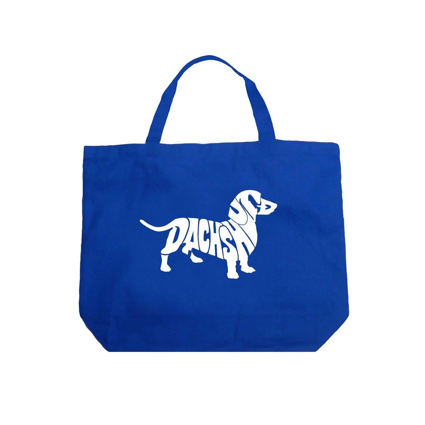 Dachshund  - Large Word Art Tote Bag