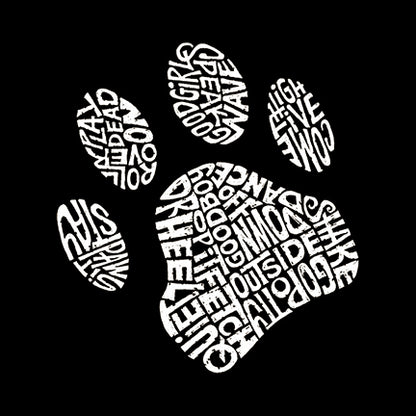 Dog Paw  - Women's Word Art T-Shirt