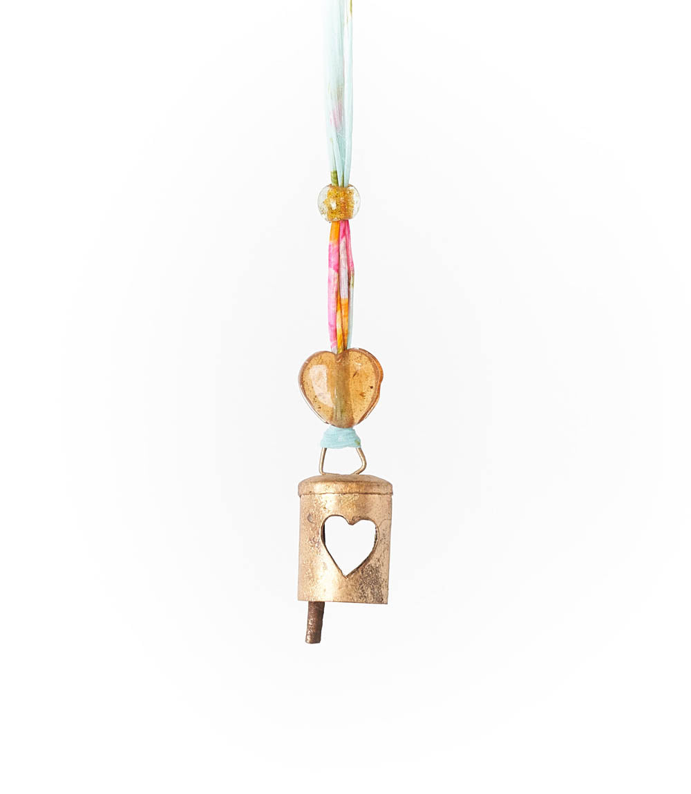 Chakshu Sari Bell - Heart Cutout