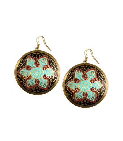 Tzolk'in Disc Earrings