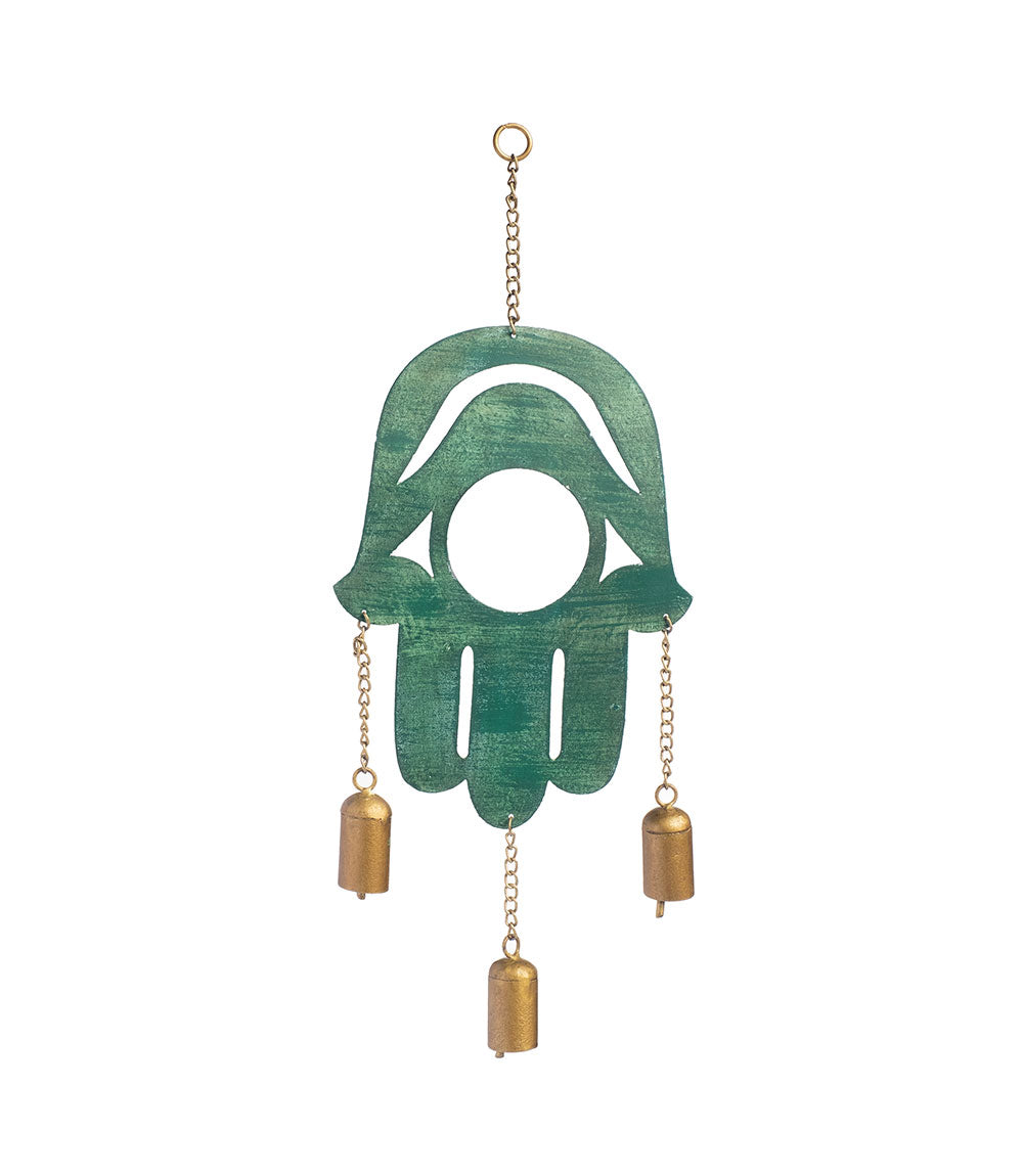 Hamsa Patina Chime