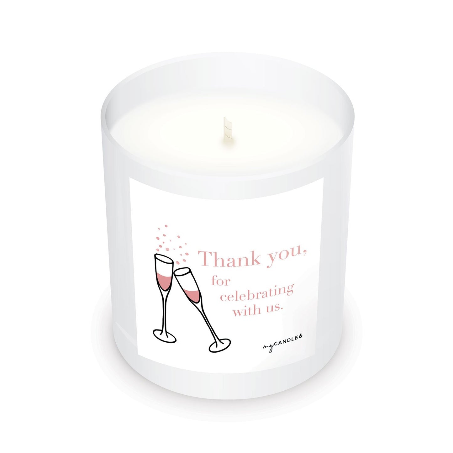 Thank You for Celebrating With Us Soy Wax Candle