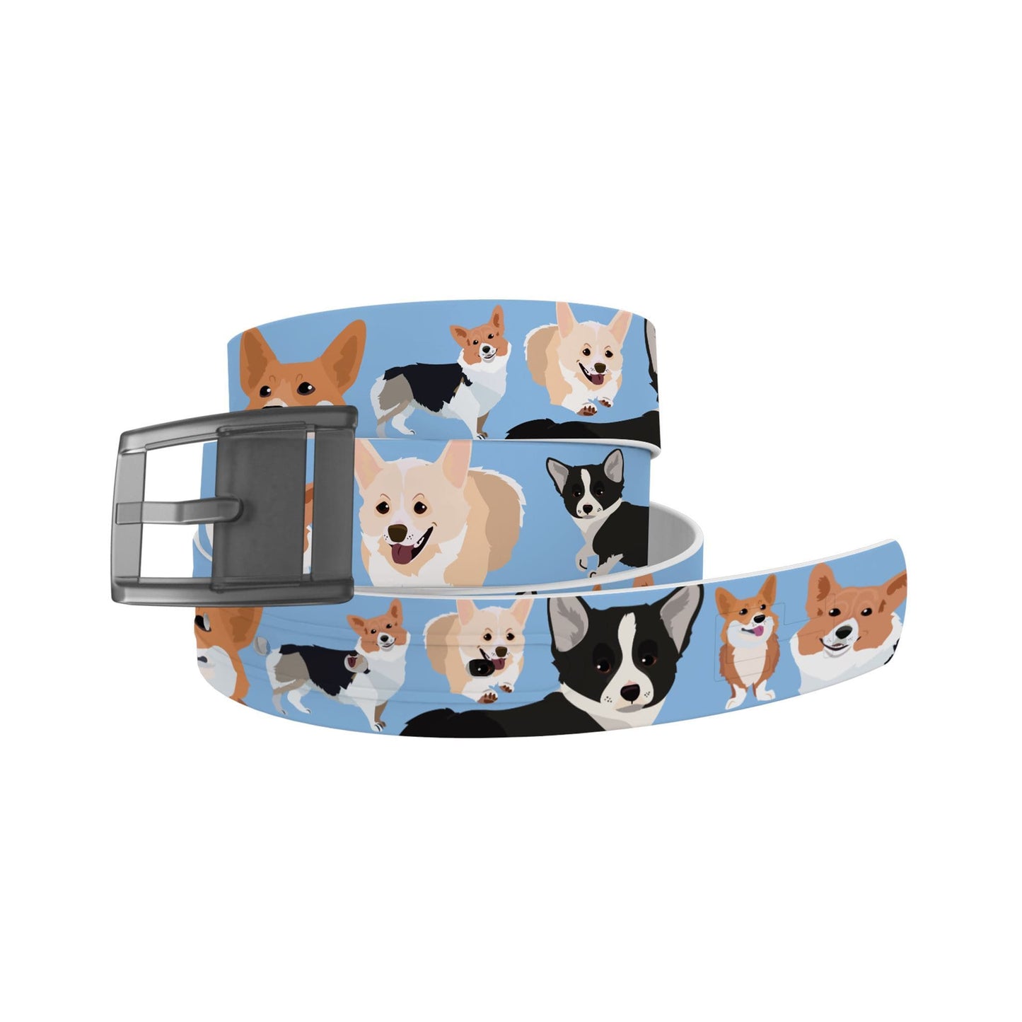 Pembroke Corgi Belt With Grey Buckle