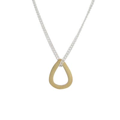 Emotive Gold Plate 18 Inch Necklace