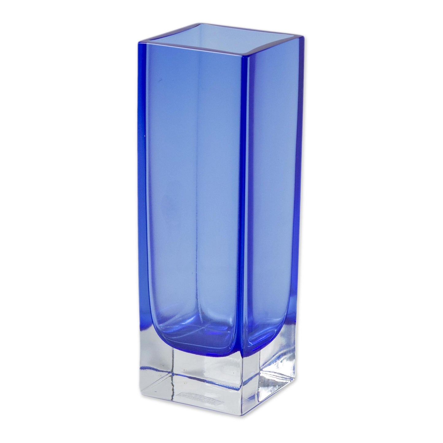 Radiance In Blue Murano Glass Vase