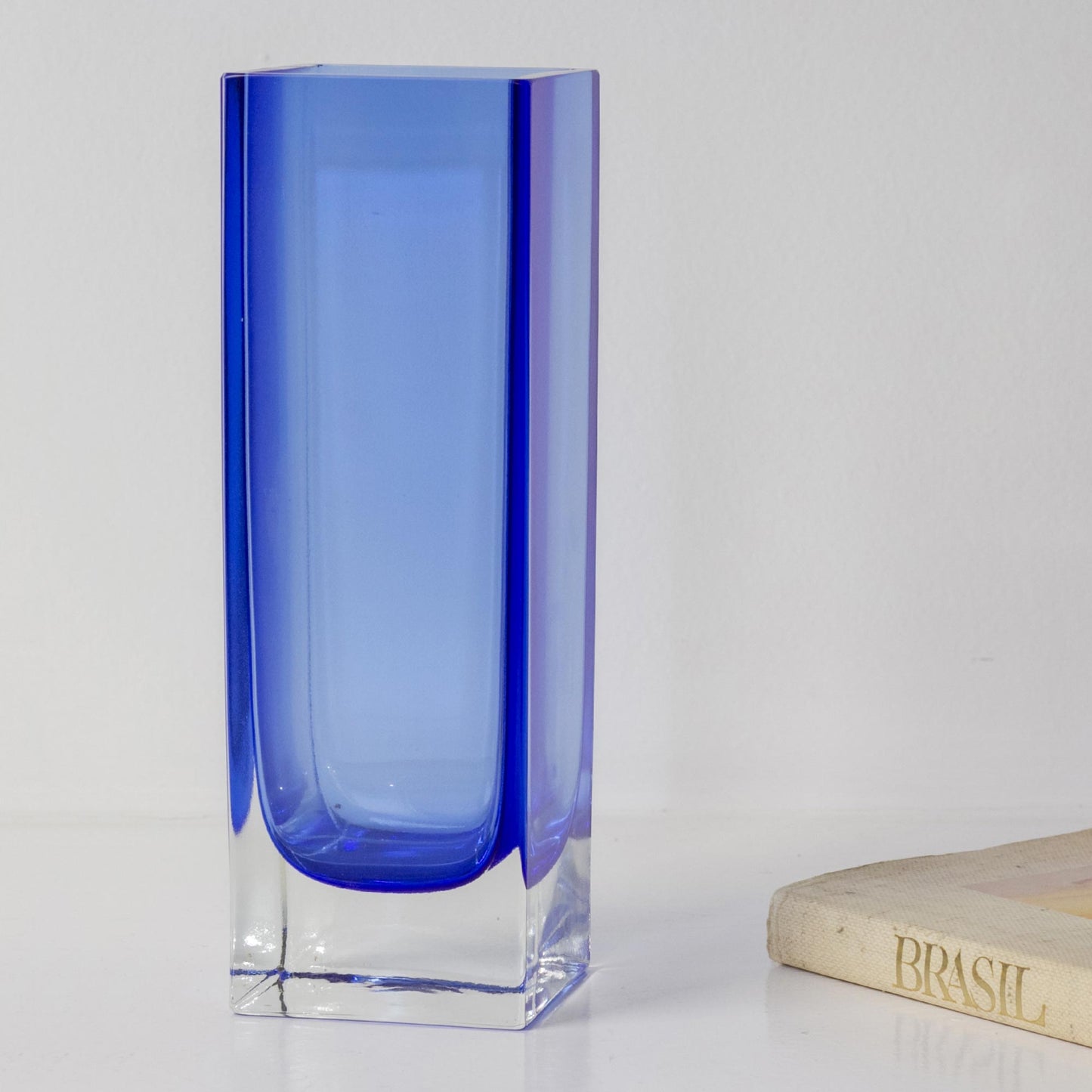 Radiance In Blue Murano Glass Vase