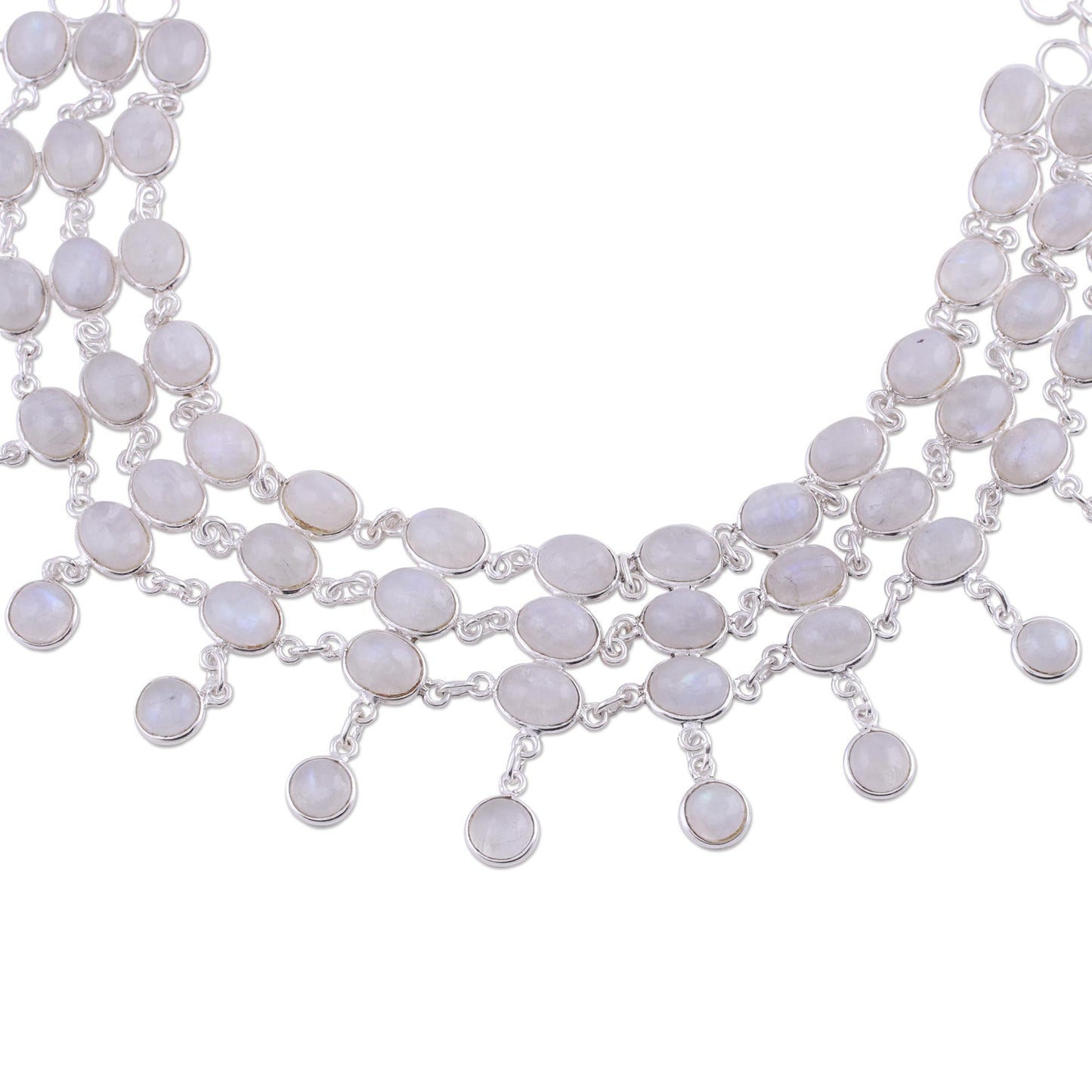 Ice Moonstone Choker Necklace