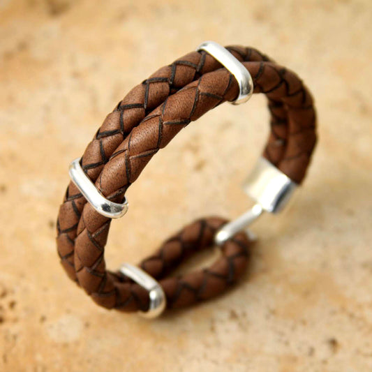 Leather Men's Wristband