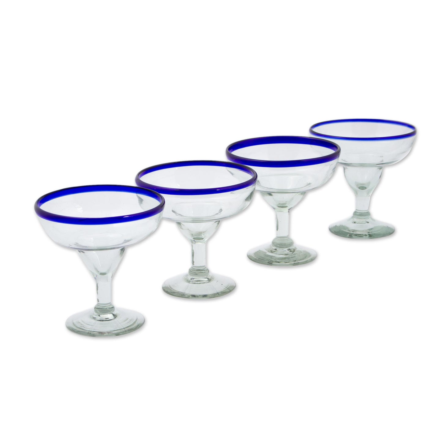 Happy Hour Handblown Margarita Glasses