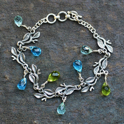 Rainforest Silver Link Bracelet