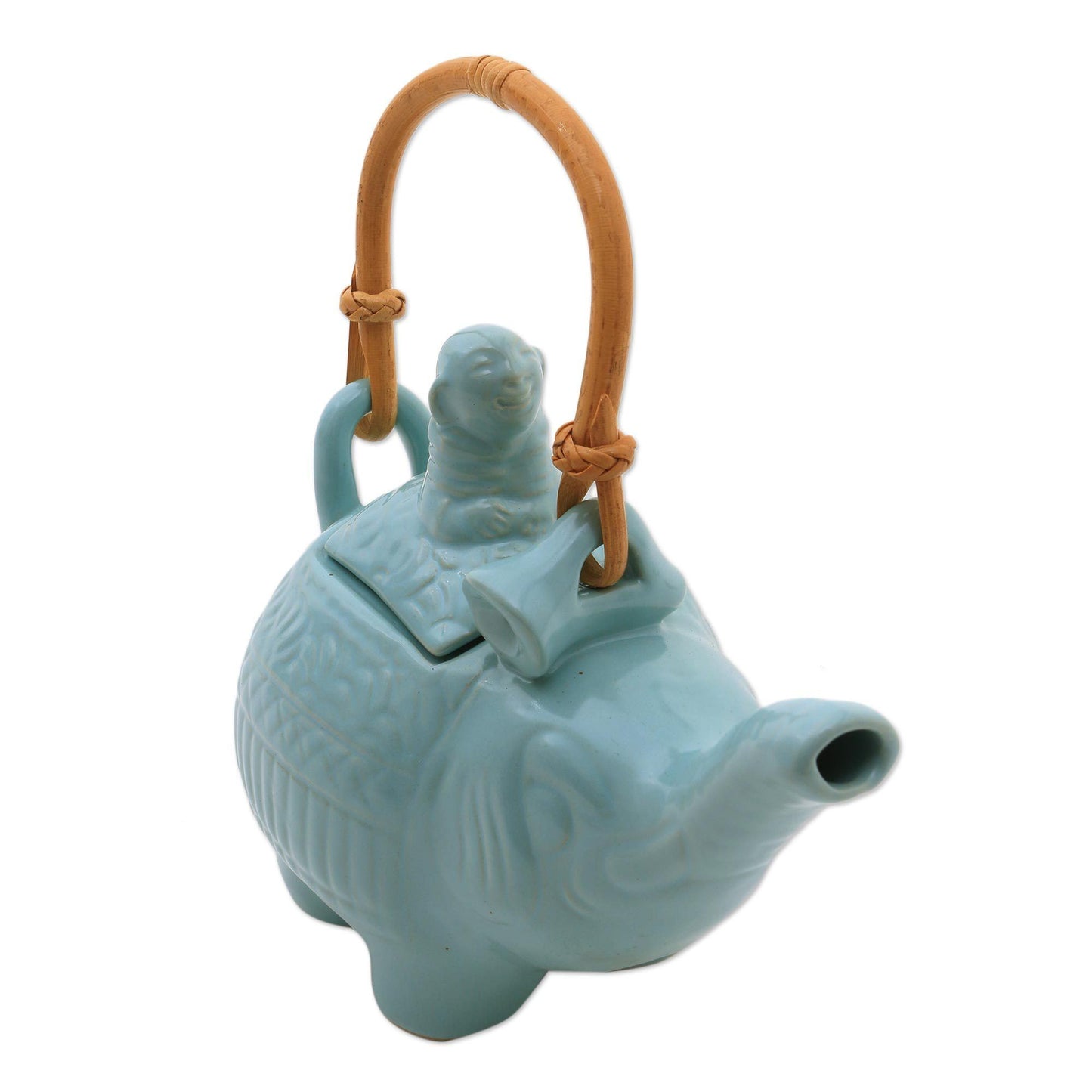 Buddha and the Turquoise Elephant Teapot