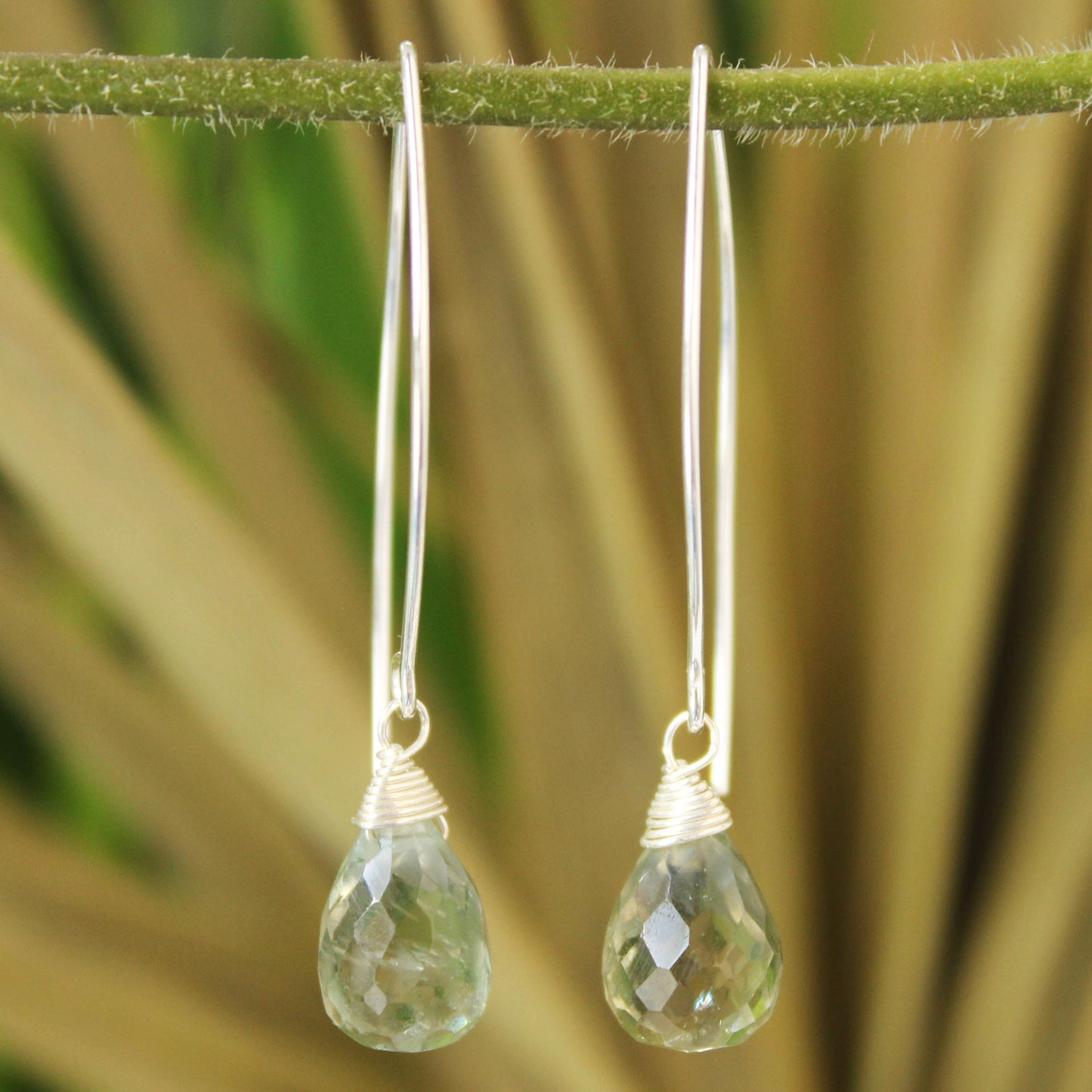 Sublime Quartz dangle earrings