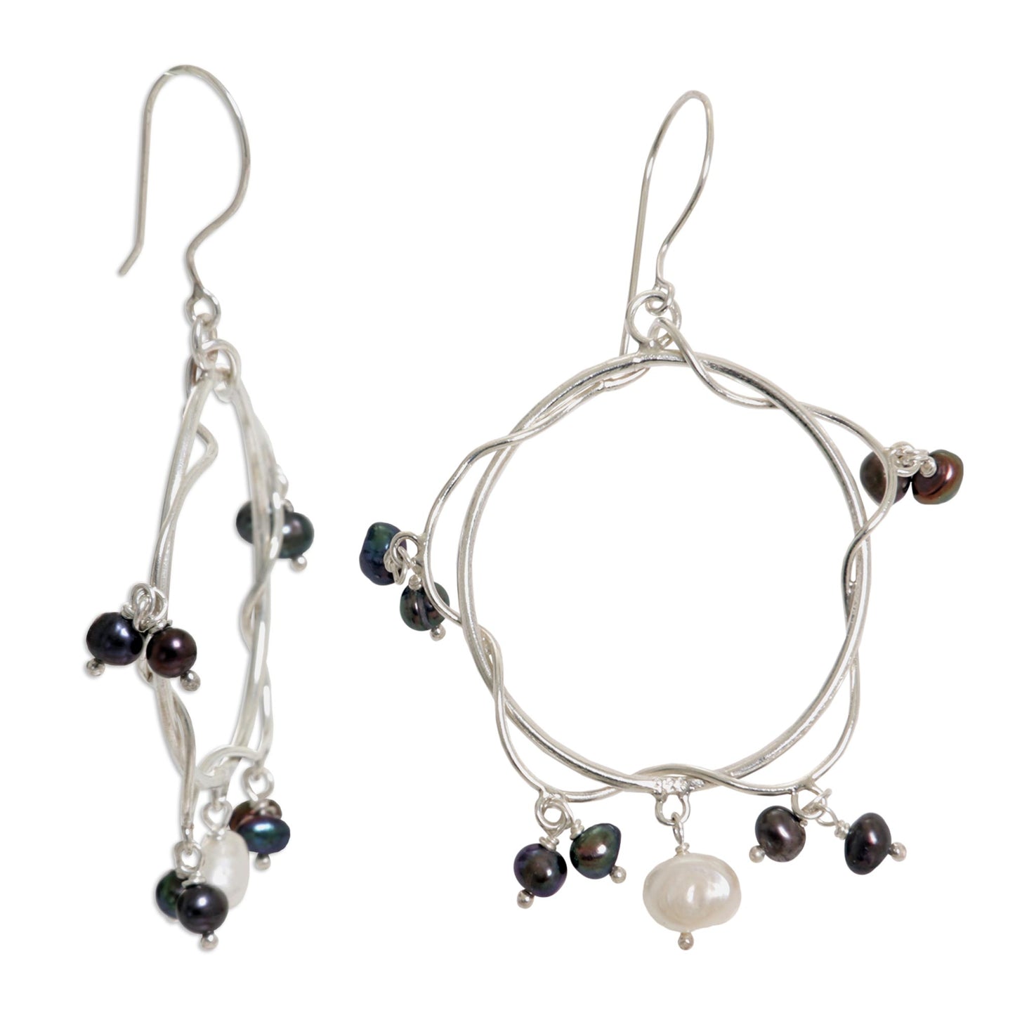 Ode to Friendship Pearl dangle earrings