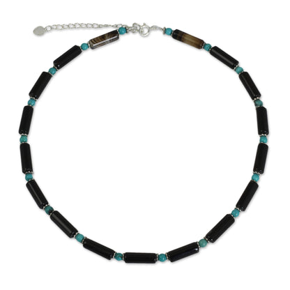 Sky Song Multi-Gem Beaded Necklace