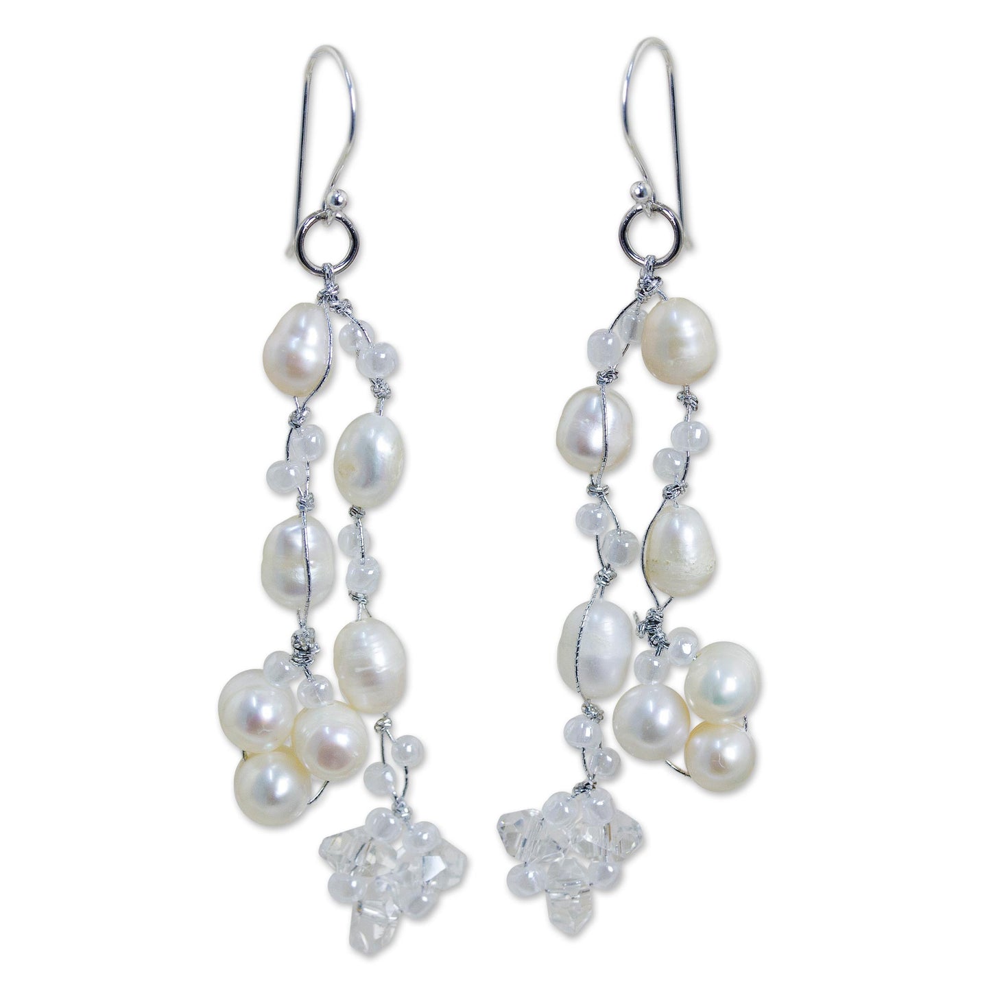 Whisper Cultured Freshwater Pearl Waterfall Earrings