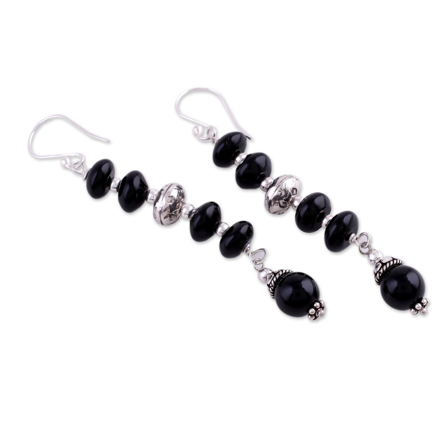 Distinction Onyx dangle earrings