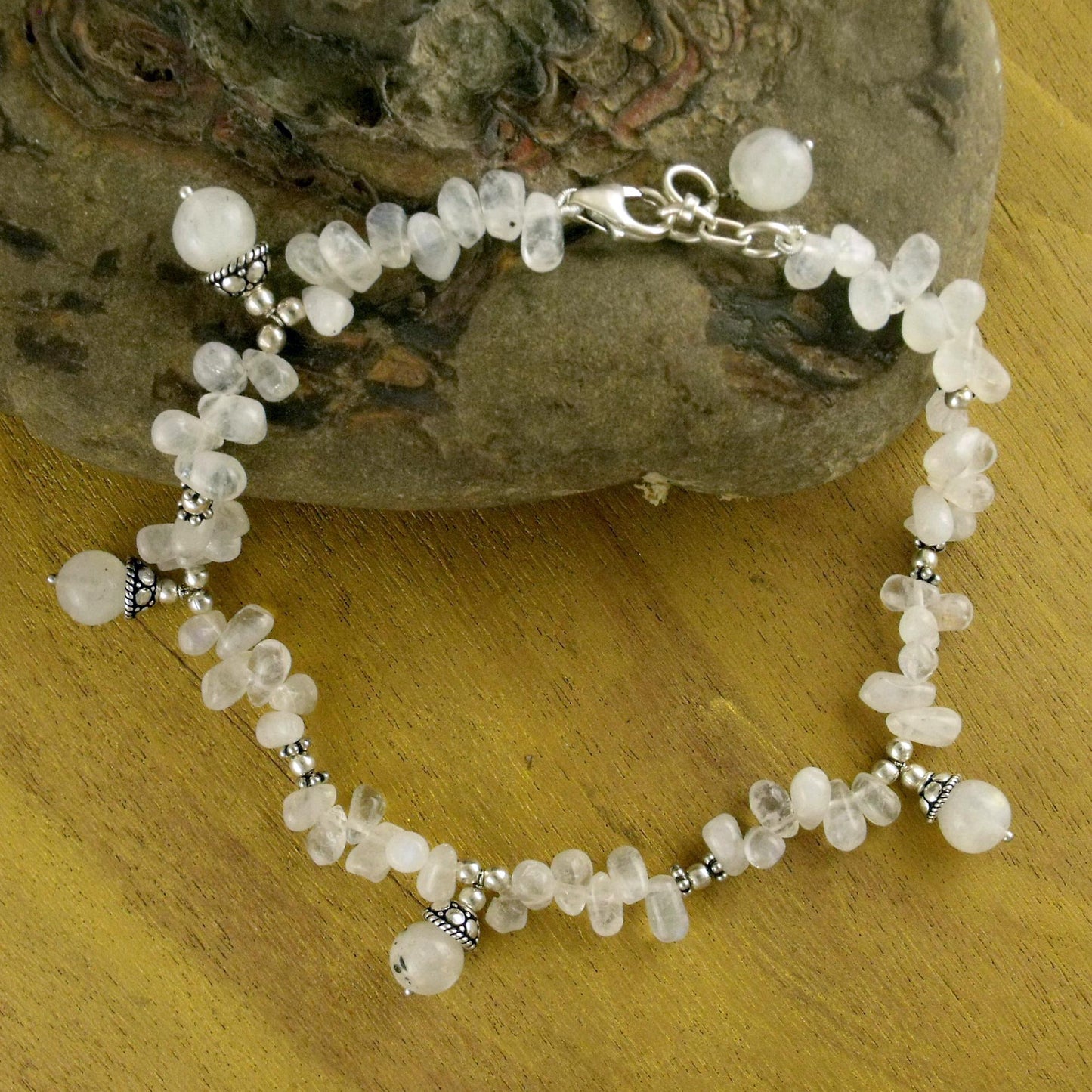 Mystic Moonstone Anklet