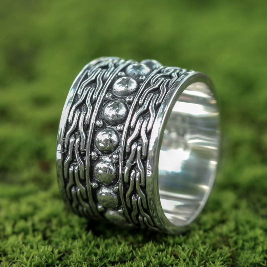 Woman Warrior Handcrafted Sterling Ring