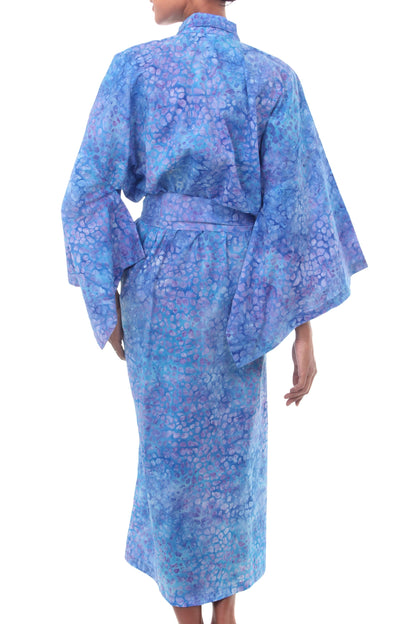 Rushing River Women's Batik Cotton Robe