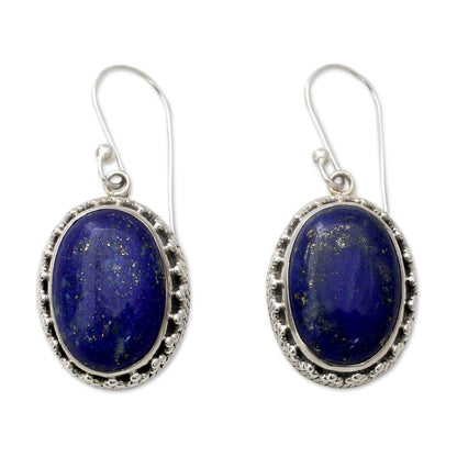 Blue Mystique Hand Crafted Sterling Silver and Lapis Lazuli Earrings