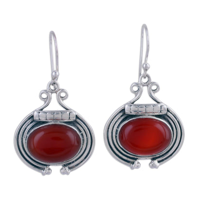 Desire Carnelian Dangle Earrings