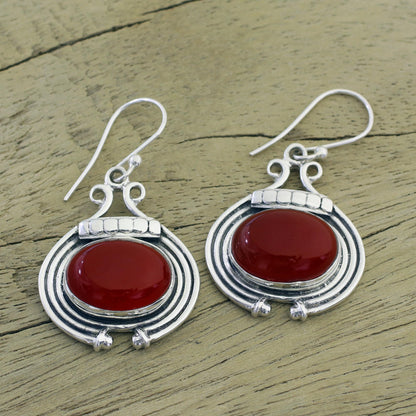 Desire Carnelian Dangle Earrings