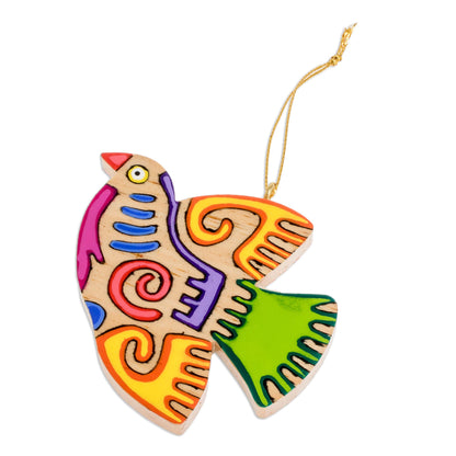 Maya Bird Assorted Ornaments - Set of 6