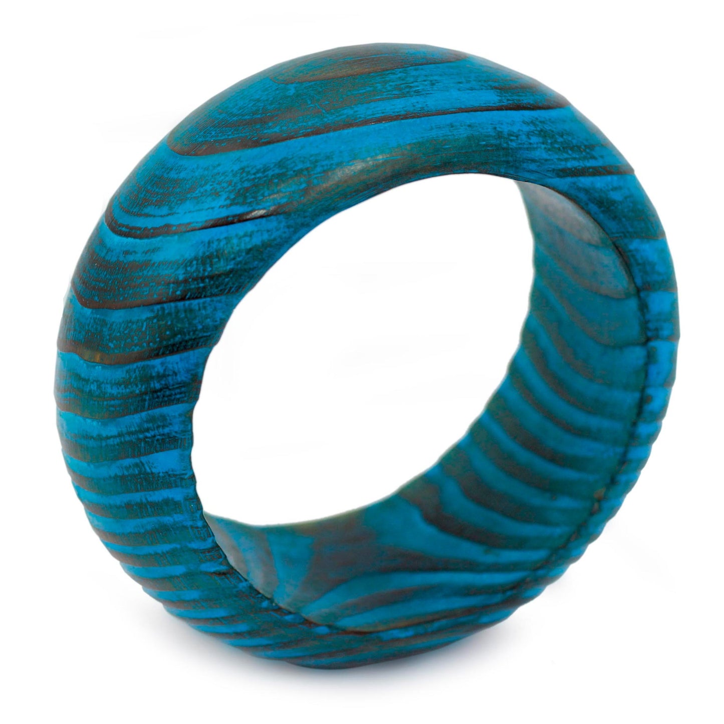 Ocean Empress Wood bangle bracelet