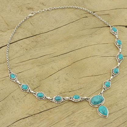 Sky Dream Sterling Silver Y-necklace from Blue Stone Jewelry