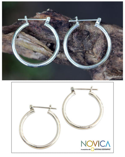 Moonlit Goddess Hoop Earrings