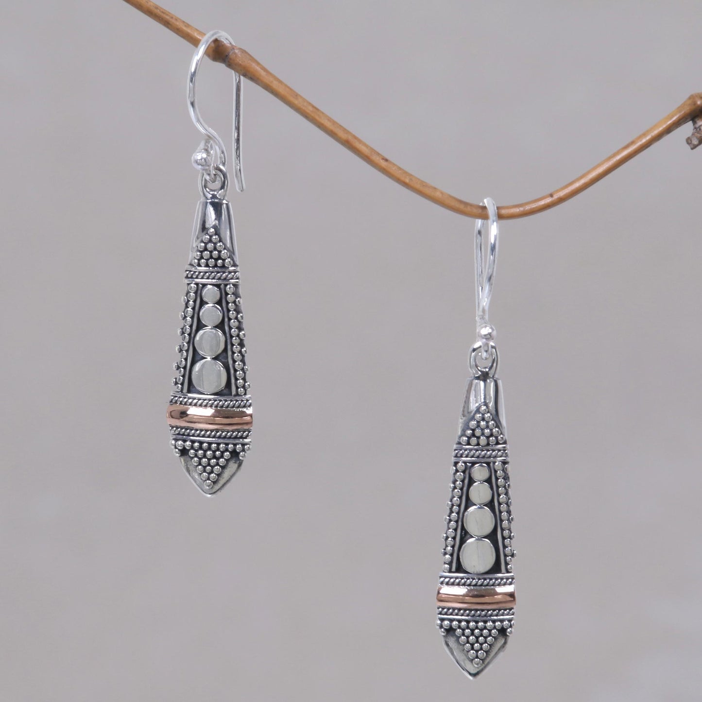 Balinese Sisters Sterling Silver Earrings