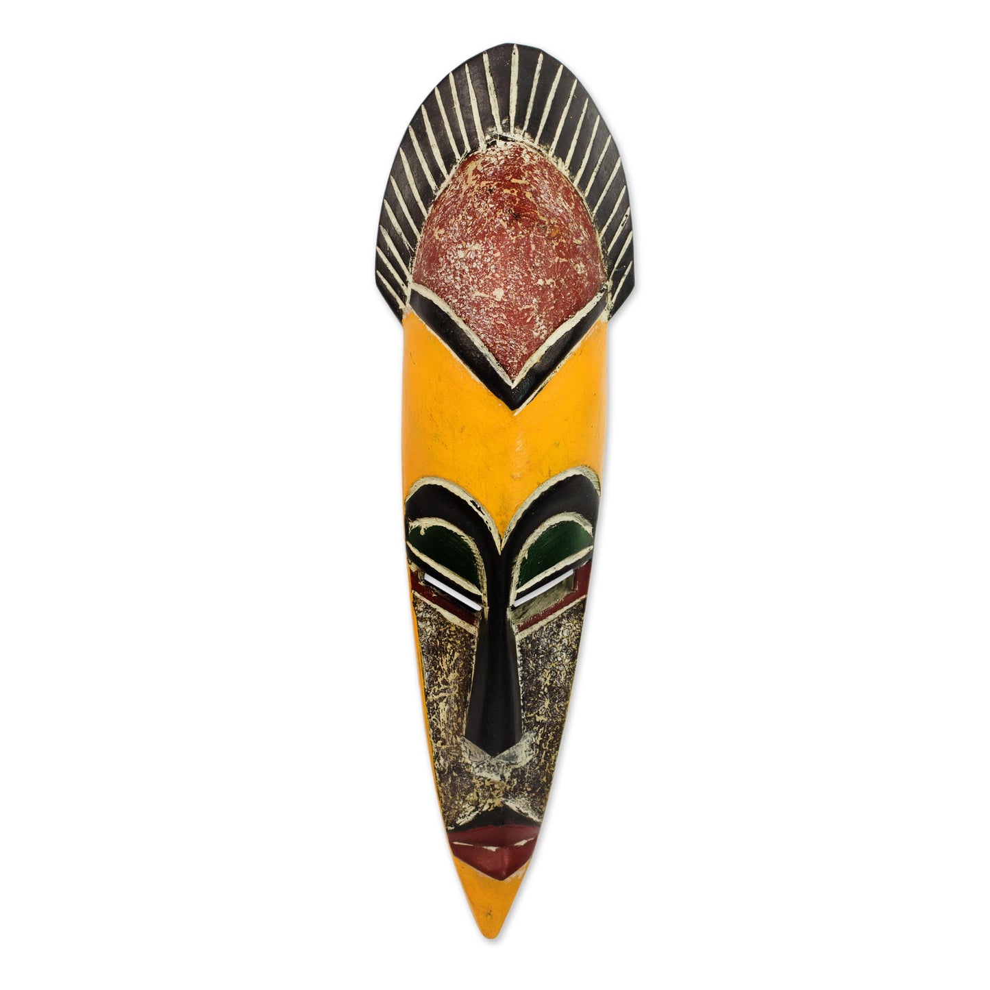 Protect the Jungle African Wood Wall Mask