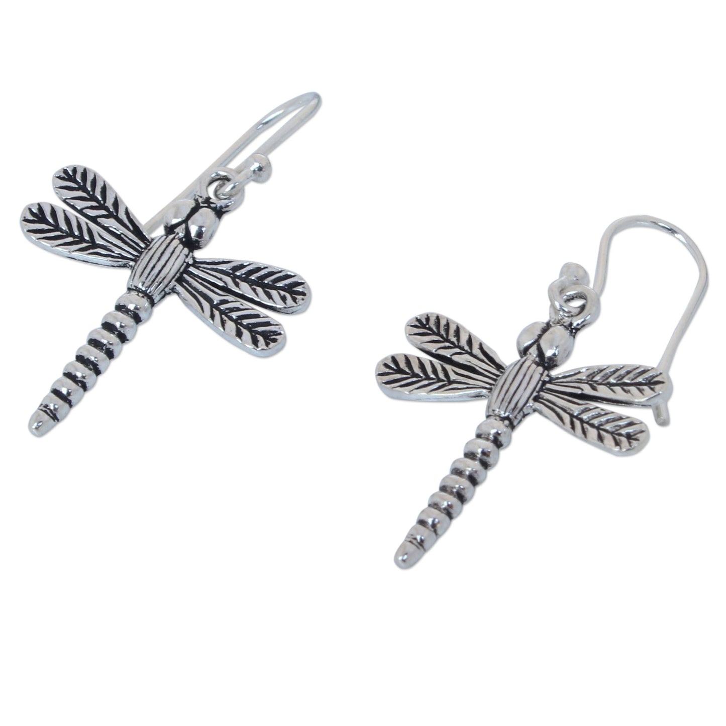 Mekong Dragonflies Sterling Silver Earrings