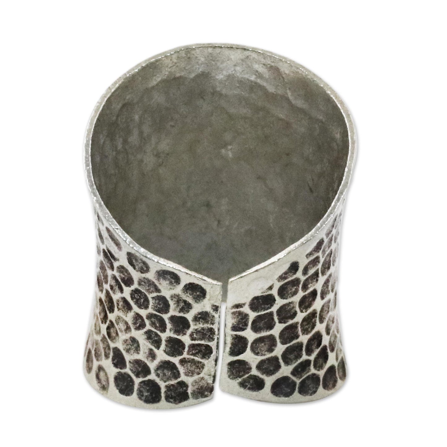 Chiang Mai Moonlight Unique Sterling Silver Band Ring from Thailand