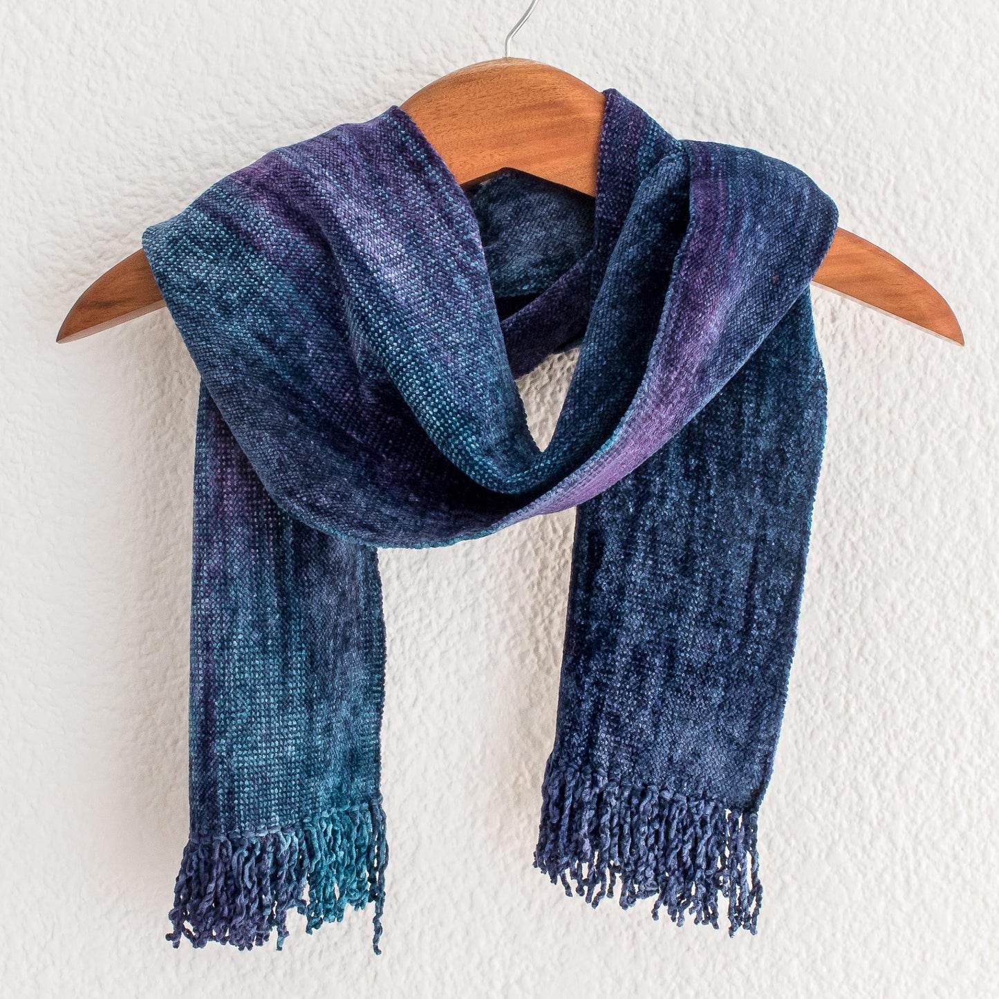 Sapphire Dreamer Blue Bamboo Scarf