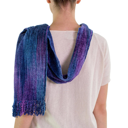 Sapphire Dreamer Blue Bamboo Scarf