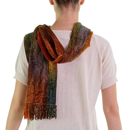 Summer Dreamer Bamboo Chenille & Cotton Scarf