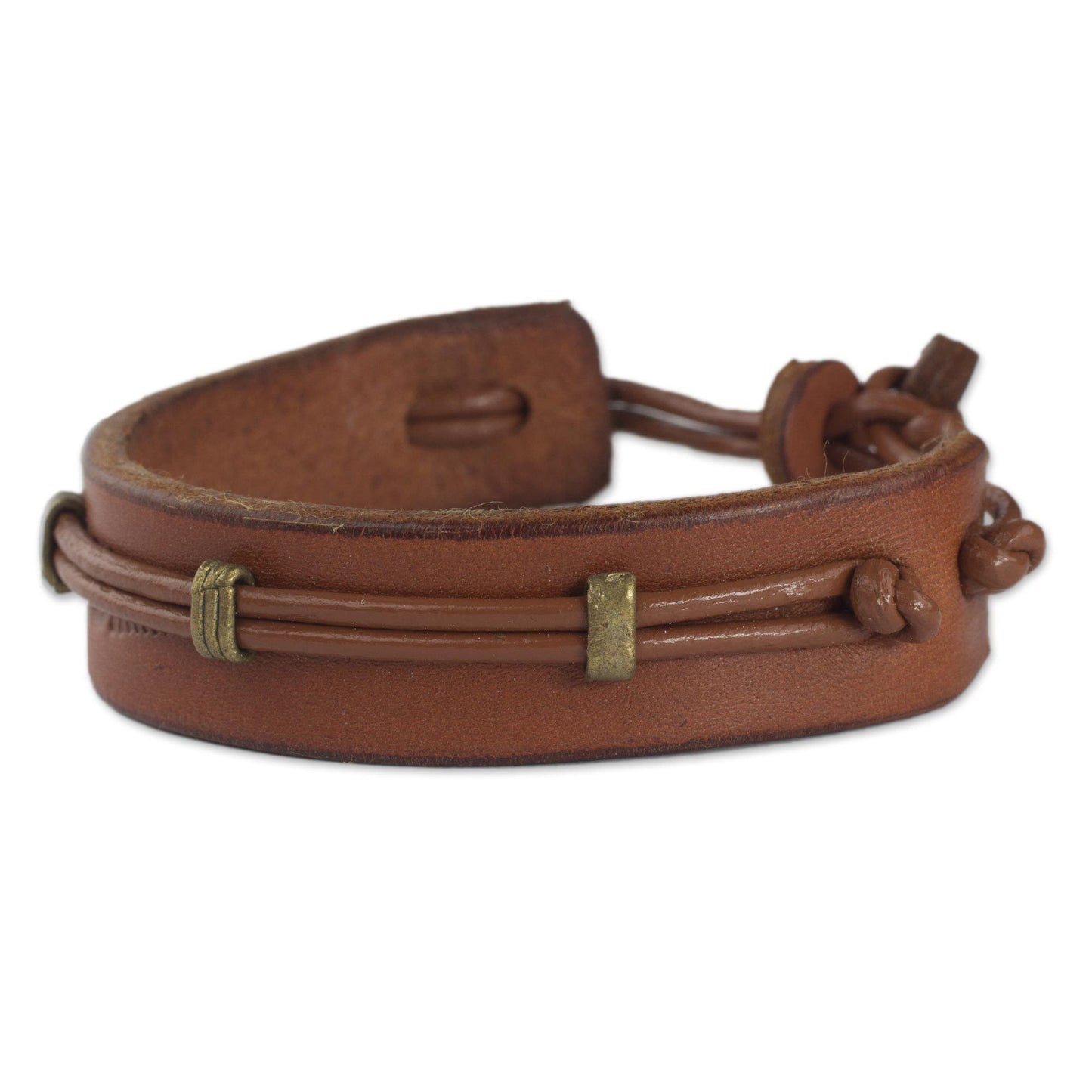 Men's Handcrafted Leather Bracelet