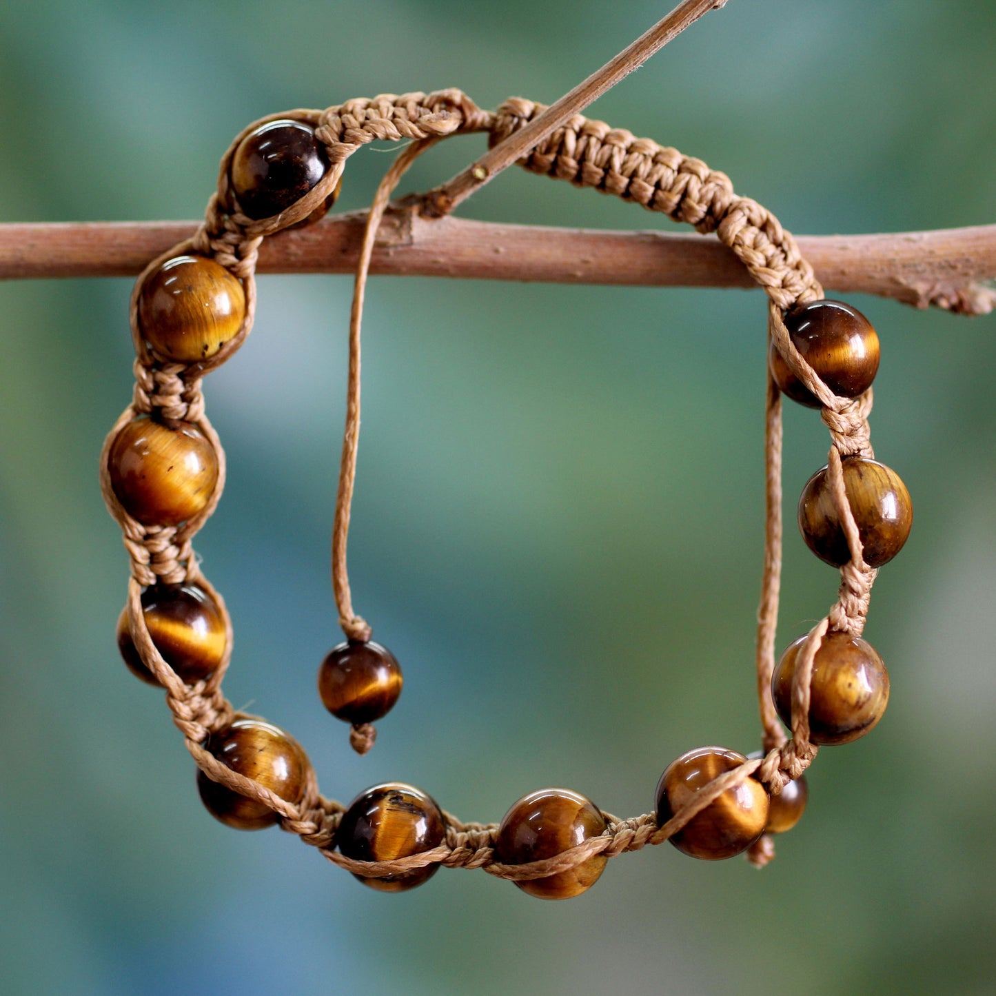 Oneness Tiger's Eye Beaded Bracelet