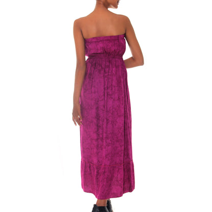 Vibrant Ubud Pink Batik Sundress