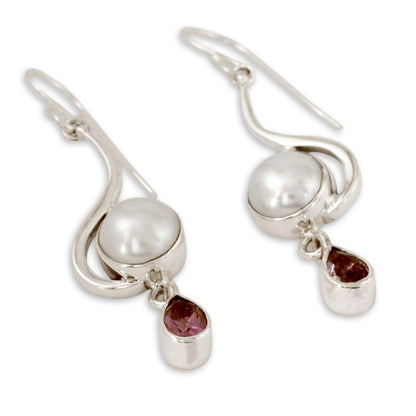 Cloud Sonnet Freshwater Pearl Earrings