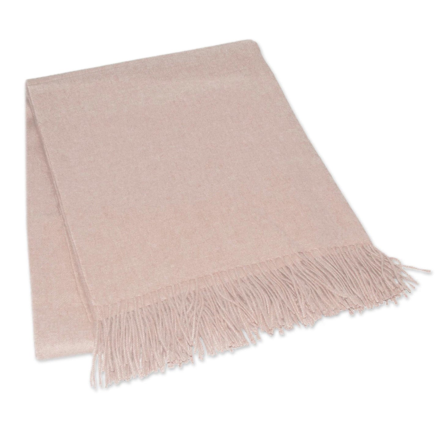 Cozy Beige Alpaca Throw