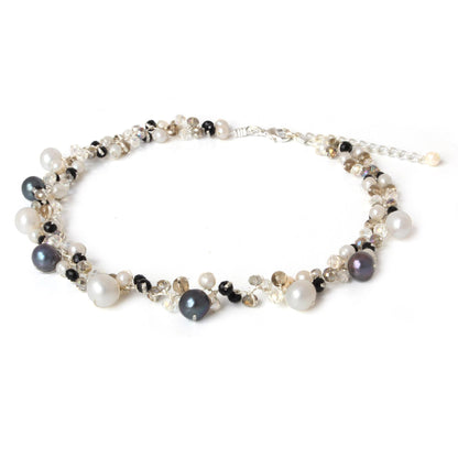 Spark of Romance Pearl Choker Necklace