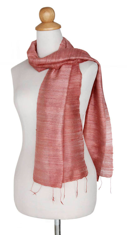 Bold Rose Silk Scarf