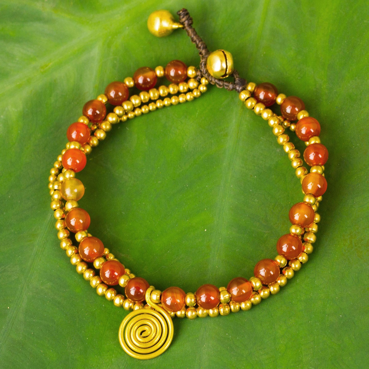 Carnelian Daydreams Beaded Bracelet